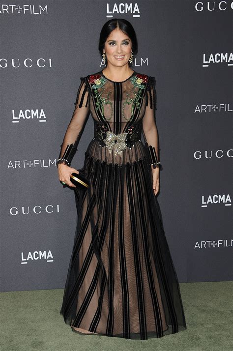 Salma Hayek's best Gucci fashion moments over the years